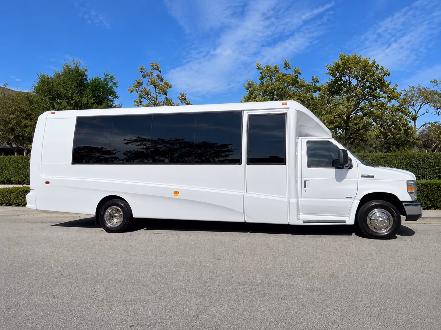 festival shuttle buses for plano groups headed to denton and fort worth