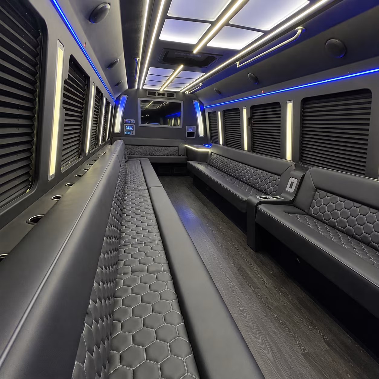 perot museum dallas arts district party bus rental