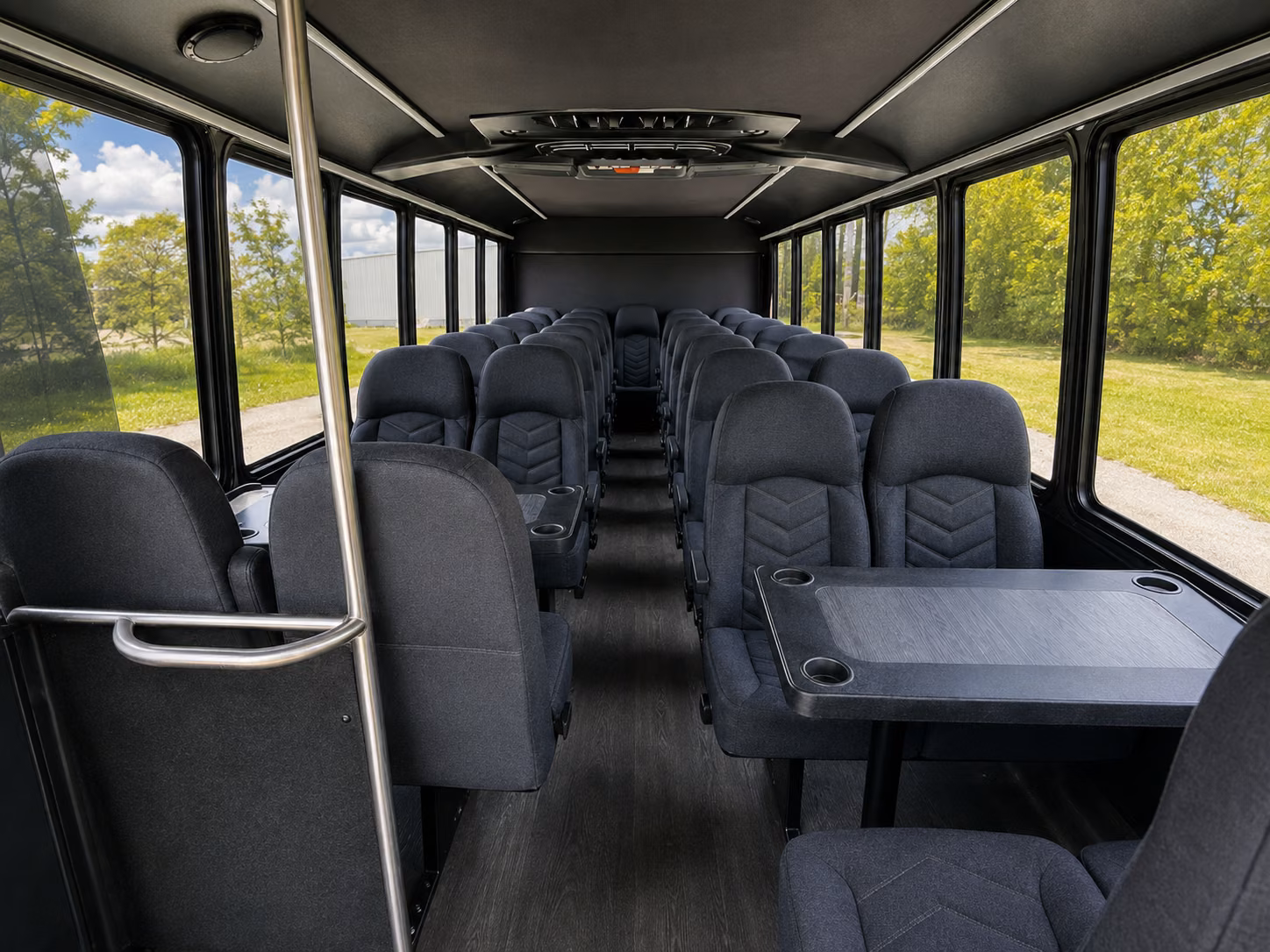 plano 15 passenger minibus interior