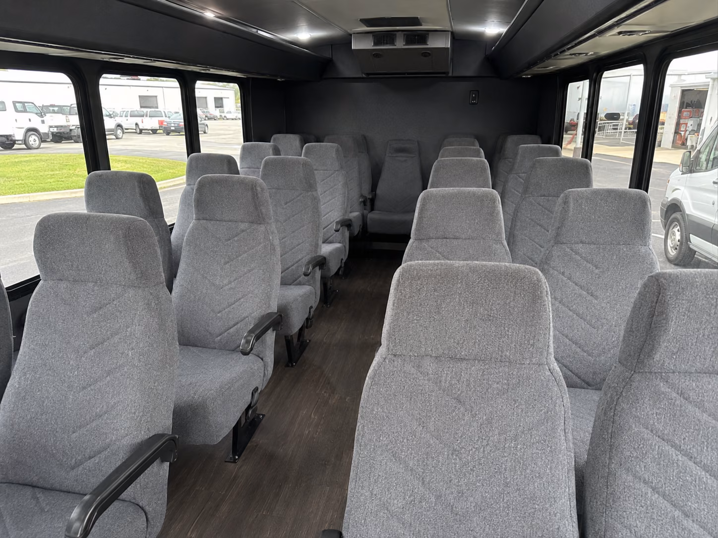 plano 20 passenger minibus interior