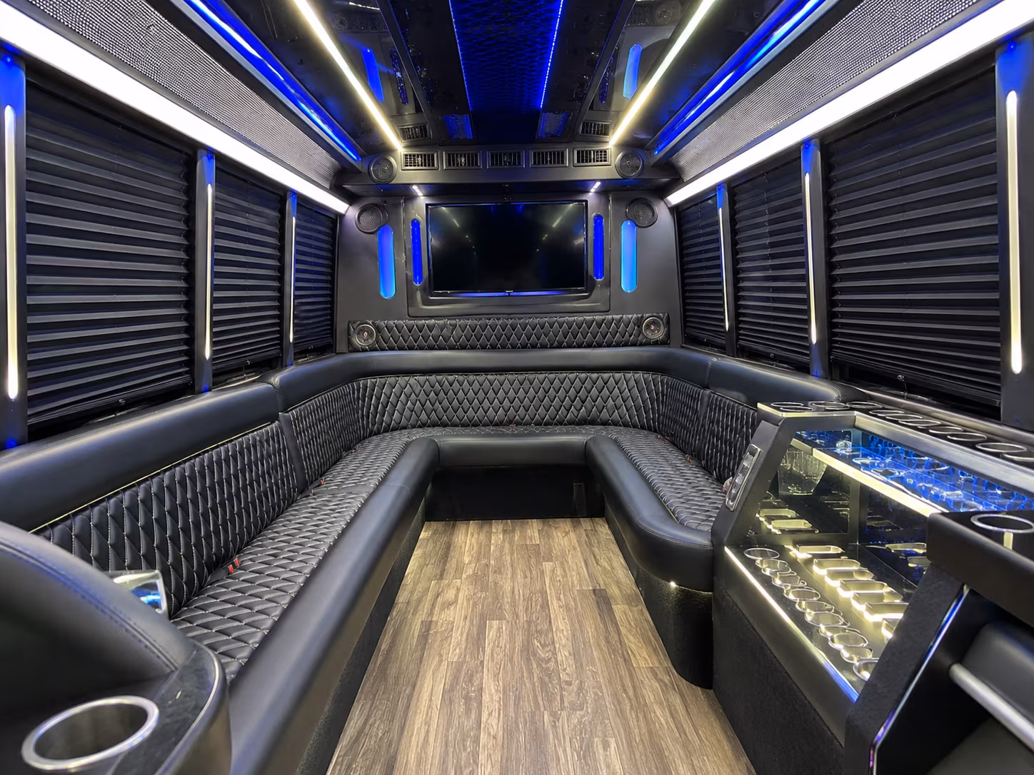 plano corporate event party bus transportation