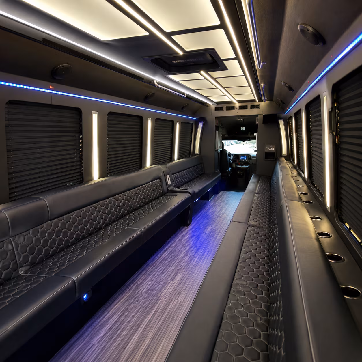 plano party bus rentals inside