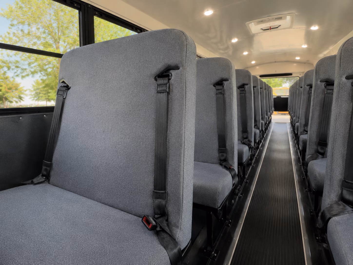 plano school bus interior