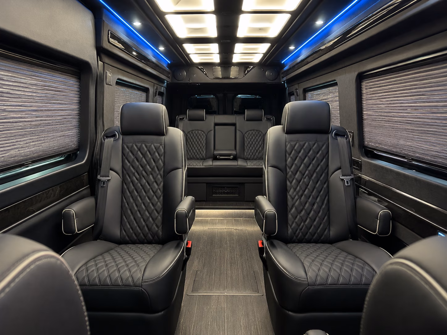 plano sprinter van with driver interior